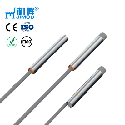 JIMOU T-Series Through-Beam Fiber Optic Sensor Industrial Stainless Steel Probe 100/200/300mm Sensing Distance