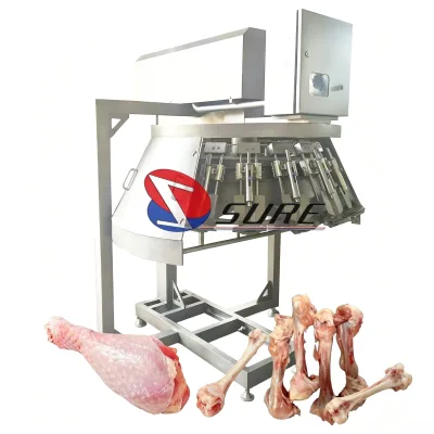 Large Capacity Chicken Bone Remover with 16 Sequential Punches Fully Automated