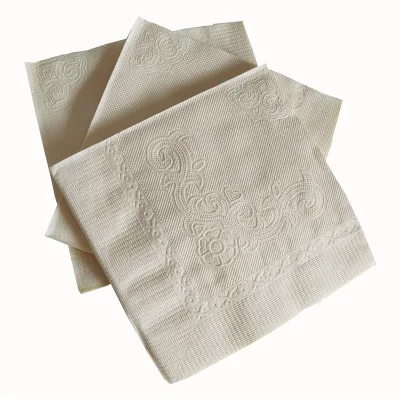 Ivory 33*33 cm Individually Bag Wrapped Virgin Brown Paper Napkin