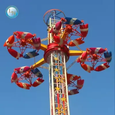 Thrill Extreme Flying Saucer Rides Extreme Funfair Attraction Rotary Twister Disco Manege Theme Outdoor Amusement Park Equipment