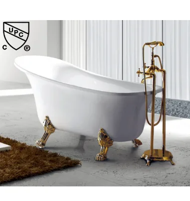 Custom Antique Style Freestanding Claw Foot Bathtub CUPC Clawfoot Bathtub With Four Legs
