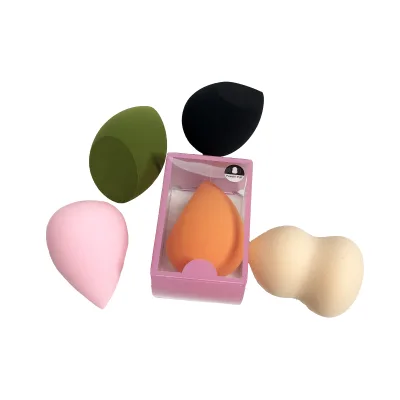 Best Selling Custom Package Cosmetic Sponge Latex Free Biodegradable Makeup Sponge Private Package Soft Reusable Makeup Tools