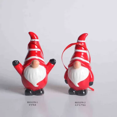 Personalised My First Christmas 2022 Bauble Xmas Tree Decoration Gonk Gnome Ceramic