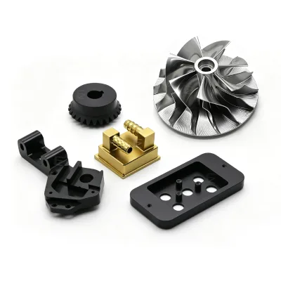 Stainless Steel Cnc Machining Components Oem Custom Made Titanium Spur Gear Parts 5 Axis Milling Gear Hobbing Service