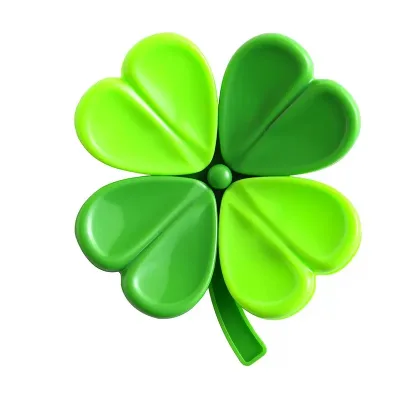 Cute Four-leaf Clover Fridge Magnet, Suitable for Bread, Snacks and Food Bags. Can Hold Snacks and Notes.
