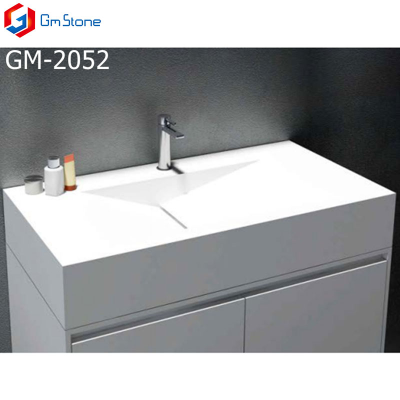 Modern Design Solid Surface Bathroom Vanities Easy to Install