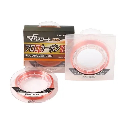 Saltwater Fishing Tackle Lure Fishing Carbon Fiber Fluorocarbon Fishing Line Pink Sink Line