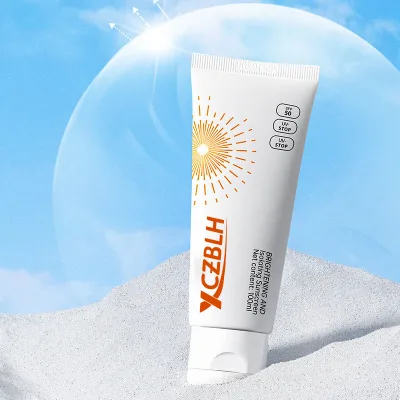 OEM ODM Private Label Moisturizing Sunscreen Cream SPF 50 PA+++ for Face 50ml Matte Snail Ingredient Cream Lightening Features