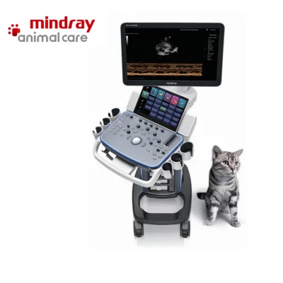 Mindray Vetus 5Exp Cart-based Color Doppler Veterinary Ultrasound with Exclusive Vetus Platform and ComboWave 3T Transducer