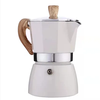 3 Cup High Quality Custom Logo Packaging Espresso Coffee Maker Italian Style Moka Pot Portable Manual Coffee Maker