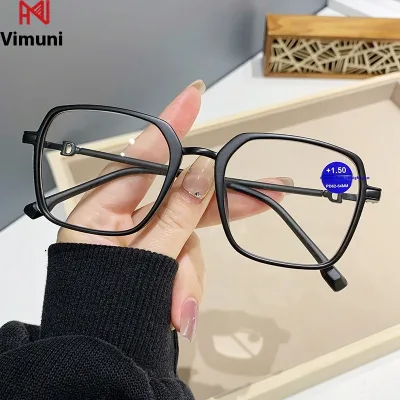 7137/Anti Blue Light Glasses Luxury Brand Presbyopia Glasses New Elegant Temperament High Grade Reading Glasses
