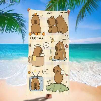 2024 New Digital Printing Beach Towel Microfiber Bath Towel Quick-Drying Surfing Quick-Drying