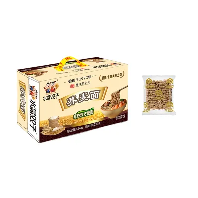 Oem Chinese 1.5Kg Non-Fried 0 Fat Whole Wheat Dry Soba Backwheat Noodle Instant Noodles