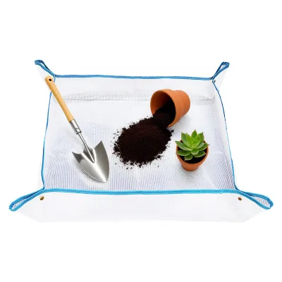 Plastic Waterproof Thickened Gardening Mat Soil-Changing Pad for Flower Succulent Care Vegetable Tilling-75x75cm Household Tool