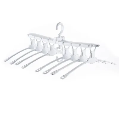 Adult Magic Clothes Hanger Multifunctional Stretching Clothes Hanger Foldable Rotating and Non Slip Clothes Hanger