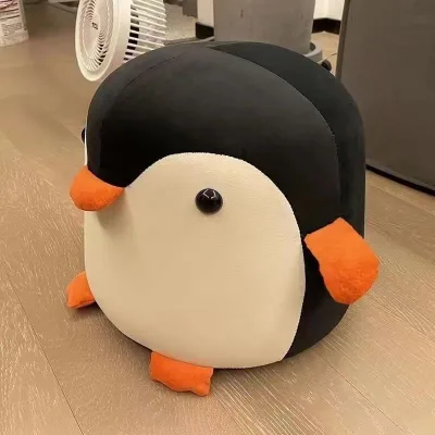 Modern Cartoon Penguin Design Kids' Chair for Dining School Bedroom Outdoor Living Room Bathroom Hospital Hotel Babies Usage