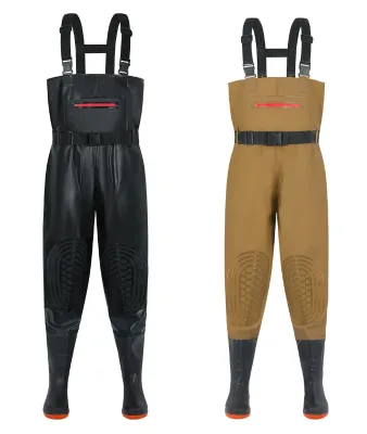 Wholesale PVC Fishing Wader Suit Durable Fly Fishing Waterproof Pants for Outdoor Fishman