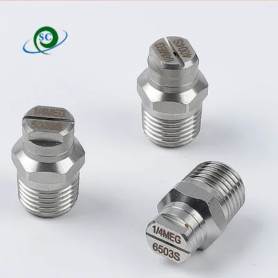 Cost-Effective 65 Degree MEG Series Fan Shaped High Pressure Water Flow Nozzle