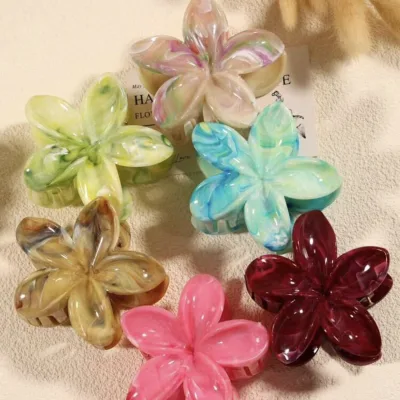 8cm Chroma Flower Hair Claw