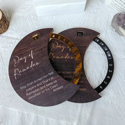 New Designs Eid Gifts Ramadan Decor 3D Days Till Eid Spinning Style Countdown Till Eid Ramadan Decor