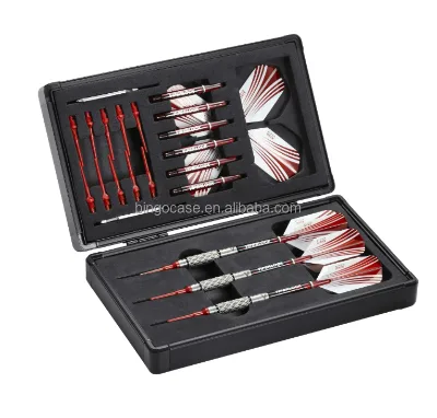 Aluminum Simple Style Dart Case Holds 3 Darts and Accessories