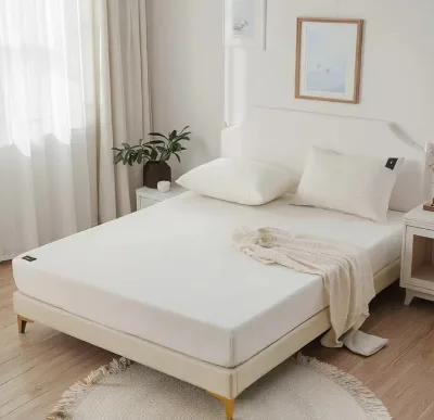 Ultra-Static Protection Soft Comfortable Silver Fiber Grounding Fitted Sheet New Material Plain Style Flat Sheet Hotel Hospital