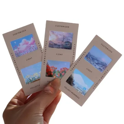 Film Card Projection Film Photo Postcards Light and Shadow Film Ticket Stubs Cards
