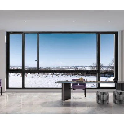 Customizable Tilt Turn Casement Window Aluminum Alloy Soundproof Swing Windows Kitchen Living Room