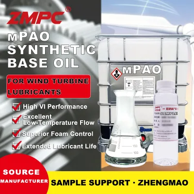 ZMPC Metallocene PAO (mPAO) Base Stock for Wind Turbine Gearbox Oils and Lubricating Greases