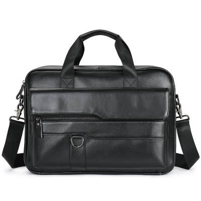 Men's Genuine Leather Vintage Laptop Briefcase Men's Cowhide Waterproof Briefcase Casual Dating Briefcase for Men