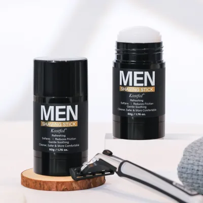 Men's Personal Care Soothes Skin Reduce Redness Irritation Shaving Stick Non Foaming Clean Bread Shaving Cream