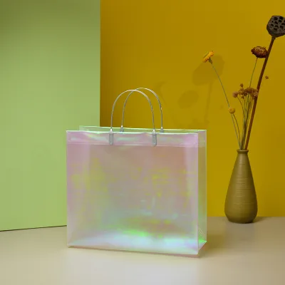 Custom Logo Jewelry Bag Large Plastic Gift Pouch for Ladies Fashion Packaging Retail Boutique Use