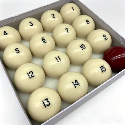 Russian Crystal Pool Balls 68mm Diameter Universally Compatible Made in China