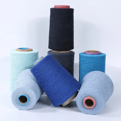 High Quality Grey Yarn Knitting NE24/1 Price for Hosiery Yarn