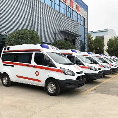 New Condition F-O-R-D 4*2 Diesel Fuel Type Patient Transfer Ambulance Car for Sale in Tajikistan