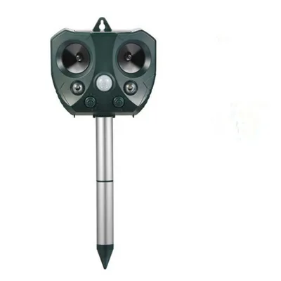 Factory Sale Battery Powered Ultrasonic Bird Scarer Animal Repeller with Lower Price