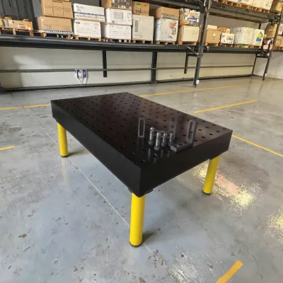 3D Welding Fixture Platform with Nitriding-Hardened Surface for Durable Workshop and Automation Use