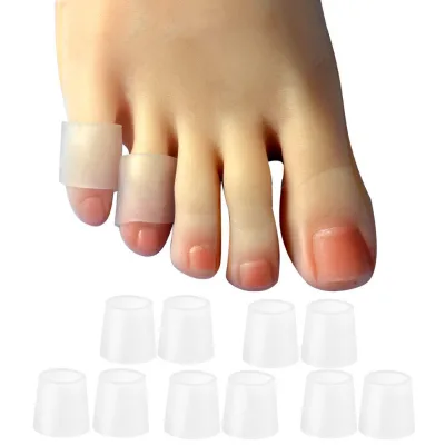 Silicone Gel Toe Separator Finger Corn Protectors Gel Toe Tube Sleeve Covers