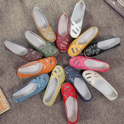 Women's sneakers casual loafers anti slip light weight comfortable soft breathable shoes