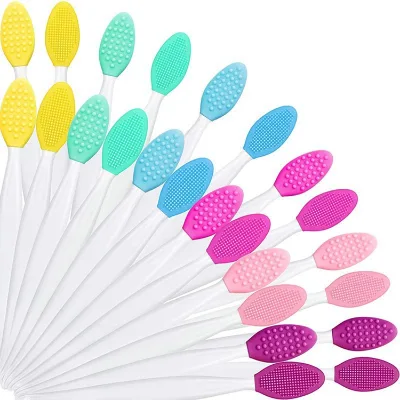 Plastic Personalized Silicone Lip Cleansing Brush Wholesale Exfoliating Mini Lip Scrub Brush Private Label Silicone Lip Brush
