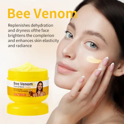 Absorbent Bee Venom Beauty Cream Anti Aging Face Neck Cream for Cosmetic Brand Private Label Custom Bulk Purchase