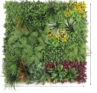 High Quality Plastic Faux Hedge Artificial Grass Wall Panels Grass Wall Plants for Indoor Decoration