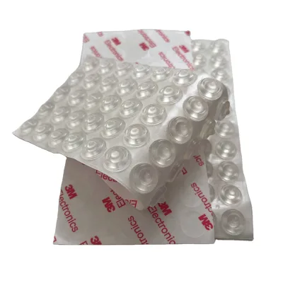 Rubber Bumper Pads Clear Rubber Feet Noise Dampening Buffer Adhesive Buffer Pads Cabinet Door Bumpers Noise Dampening Pads