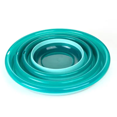 Customizable Portable Foldable Outdoor Household Basin Creative Baby Face Design Eco-Friendly Laundry Bath Basins