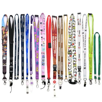 Hot Sale Polyester Lanyards With Logo Custom Neck Nylon Custom Lanyard Other Satin Sublimation Id Lanyard Wholesale