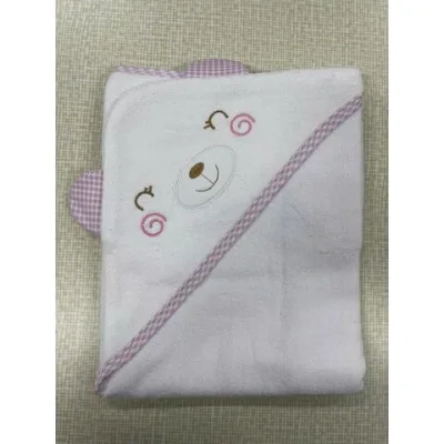 Wholesale high quality bamboo cotton hooded towel for baby and kids