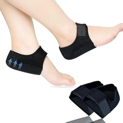 1PC Adjustable Achilles Tendinitis Pain Relief Cracked Heels Cushion Pad for Women Heel Cups for Plantar Fasciitis