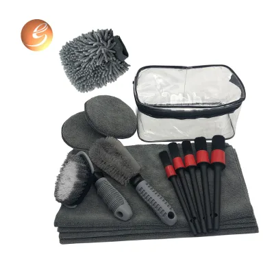 Wholesale Car Wash Accessories Tools Towel Detailing Brush Car Cleaning Kit Set