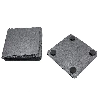 Wholesale Custom Black Slate coaster Factory Price