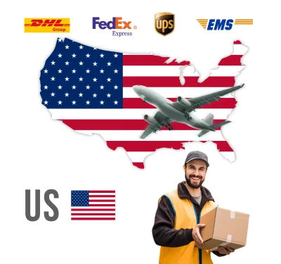 DDP Air Cargo Services FBA Freight Forwarder in Trucking Form China to USA/Europe/UK/CA Logistics Agent for Amazon Goods